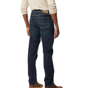 Nouveau Jean en Denim pour Homme, Coupe Slim Droite Extensible, Style Business Décontracté, en Coton Noir - Product Image 5