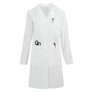 Batas de Trabajo para Médicos de Hospital OEM, Uniformes para Doctoras, Batas de Laboratorio con Múltiples Bolsillos para Uso Hospitalario y de Enfermería - Product Image 1