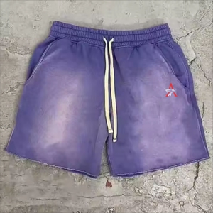 Pantalones Cortos de Verano para Hombre, Estilo Urbano, Oversize, Lisos, de Felpa Francesa 100% Algodón, con Logotipo Personalizado - Product Image 3