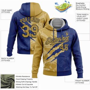 เสื้อเบสบอลแบบสวม LTOCMKIY ลายขีดข่วน สกรีนชื่อและหมายเลขตามสั่ง สำหรับผู้ชาย ผู้หญิง และเด็ก - Product Image 3