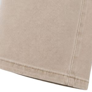 Pantalones Cortos de Mezclilla para Hombre, Color Beige Arena, Casuales, de Verano, de Algodón, Corte Recto, Bordados, con Logotipo Personalizado, OEM, Venta al Por Mayor - Product Image 6