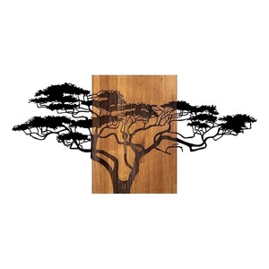Escultura de Árbol de Madera de Nogal Hecha a Mano |   Arte de Pared Artesanal |   Venta al por mayor - Product Image 1
