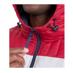 Wholesale OEM <b>Mens</b> Winter Hooded Puffer Jacket Thickened <b>Thermal</b> Down Alternative Jacket - Product Image 6