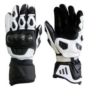 Gants en cuir pour hommes, gants de cyclisme d'hiver imperméables avec fermeture à boucle, respirants, compatibles avec les écrans tactiles - Product Image 5