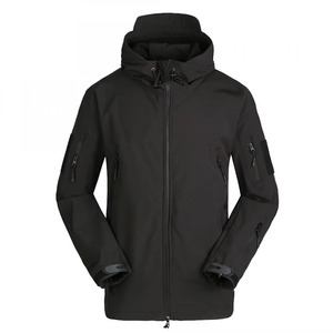 <b>Men</b> <b>Winter</b> <b>Jacket</b> Fleece Lined Thermal <b>Waterproof</b> Windproof Hooded Softshell Outdoor Coat Black Green Blue Red Custom Logo OEM - Product Image 5