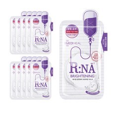 Pack de 10 masques blanchissants pour le visage Mediheal, série RNA, 10 pièces, prix réduit - Product Image 1