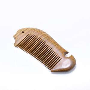 Peigne en bois naturel biodégradable ECO personnalisé en gros, peigne à dents larges en bambou pour usage domestique - Product Image 1