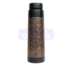 Bouteille d'eau vintage portable de grande capacité, écologique, anti-fuite, gravée sur mesure, texture cuivre, pour la maison - Product Image 1