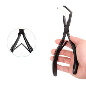 Kit d'outils d'installation d'extensions capillaires de qualité supérieure avec pinces à extensions, aiguille à boucle et perles doublées de silicone pour salon professionnel - Product Image 5