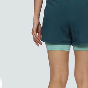 Shorts de Doble Capa para Mujer, Talla Adulto, Ajuste Cómodo, Diseño con Bolsillos Personalizados - Product Image 5