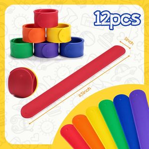 12 Braccialetti Colorati in Silicone per Sacchetti Regalo Fai-da-Te, Premi Scolastici, Gadget per Feste - Product Image 2