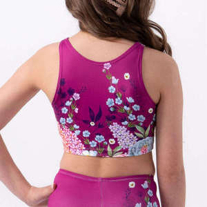 Nuevo Sujetador Deportivo para Mujer, Sujetador Deportivo de un Solo Hombro, Sujetador Deportivo de Spandex y Poliéster Sublimado, Sujetador Deportivo de Material Duradero - Product Image 4