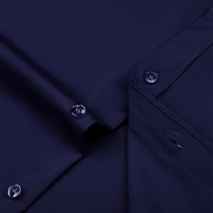 เสื้อเชิ้ตผู้ชาย Aero Formal แขนยาว ยืดได้ ไม่ยับ ทรงปกติ สีพื้น ธุรกิจลำลอง งานแต่งงาน ติดกระดุม รุ่น 2026 - Product Image 4
