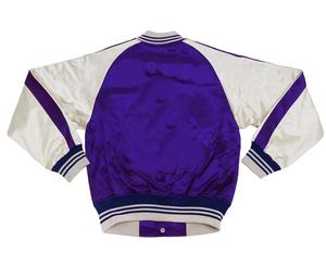 Men's Varsity Baseball <b>Jacket</b> University Team Uniform <b>Lightweight</b> Satin <b>Jacket</b> Button Up <b>Casual</b> Pockets Varsity <b>Jacket</b> For Men - Product Image 2
