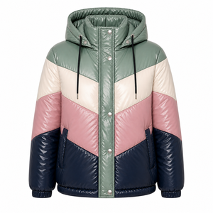 Custom Manufacturer Puffer Women Jacket Winter Hooded <b>Bubble</b> <b>Coat</b> Thick Extremely Warm Down Jacket Bulk Supply - Product Image 1