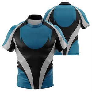 Proveedor al por mayor de camisetas de rugby personalizadas para equipos deportivos, camiseta de rugby transpirable con función de absorción de humedad. - Product Image 1
