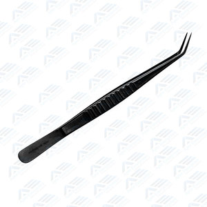 Pince à épiler pour coton dentaire de qualité allemande Meriam Pince à épiler à bec biseauté dentelé Instruments chirurgicaux Instruments médicaux - Product Image 4