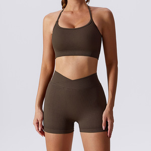 Seamless Activewear Set Wholesale Fitness Yoga Wear 5PCS Seamless Workout Women Gym Sets - Product Image 1