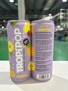Bebida Gaseosa de 330 ml con Sabor a Frutas Tropicales, Botella OEM ODM Filtrada con Varios Sabores de Frutas: Melocotón, Mango, Sandía - Product Image 5