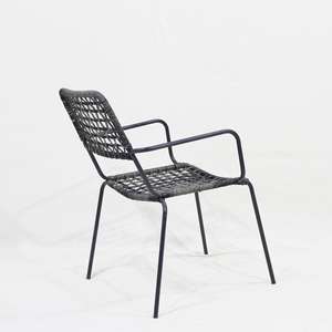 Chaise en corde empilable CH-factory pour patio et jardin, résistante aux intempéries et durable - Product Image 3
