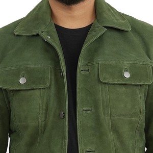 <b>Mens</b> <b>Suede</b> <b>Jacket</b> Classic Heritage Outerwear Soft Finish Stylish Fit OEM Custom Wholesale Manufacturer Sample Service Available - Product Image 1