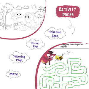Serie para Niños Pequeños de Biplob sobre Buenos Hábitos, Libro 8: Kiri el Jabalí Nunca Lanza Tantrums, Libro de Cartas y Audiolibro para el Aprendizaje - Product Image 2