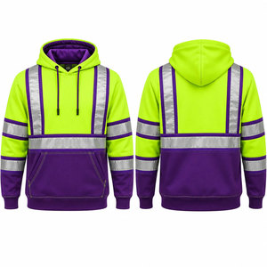 Sudadera con Capucha de Seguridad ANSI Clase 3, Personalizada con Logotipo, de Alta Visibilidad, Reflectante y Ligera para Hombre - Product Image 1