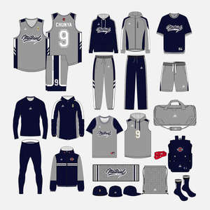 Maillot de basket respirant personnalisé par sublimation, grande taille, ensemble uniforme d'équipe avec noms et numéros personnalisés, 100 % polyester - Product Image 1