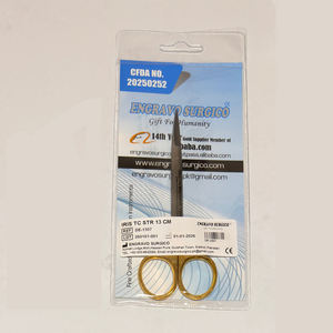Tijeras IRIS de Acero Inoxidable de Alta Calidad, Curvas, Instrumentos Quirúrgicos TC, Fabricante y Exportador, iris tc str 13CM - Product Image 5