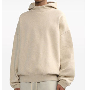 Sudadera con Capucha Extra Grande para Hombre, Color Sólido, Algodón French Terry, Estilo Casual para Otoño, Corte Regular, Manga Larga - Product Image 3