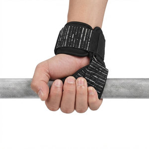 Sangles de musculation en néoprène rembourrées de haute qualité avec poignée flexible, sangles en velcro réglables, sangles en coton, taille personnalisée - Product Image 5