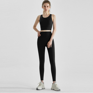 Ensemble de vêtements de fitness pour femmes, soutien-gorge de sport doux et leggings longs pour la salle de sport, le yoga, la course à pied, l'entraînement et le confort quotidien - Product Image 3