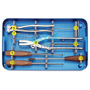 Kit d'instruments chirurgicaux orthopédiques PISSCO pour la reconstruction pelvienne, ensemble d'instruments pour la chirurgie pelvienne, kit d'instruments pour traumatismes orthopédiques - Product Image 3