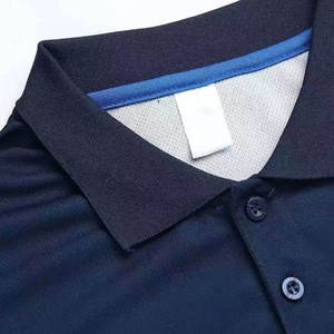 Chemise formelle à manches courtes pour homme, 100% coton jersey, logo brodé sur le devant, séchage rapide, respirante, golf - Product Image 4