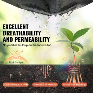 Telo Geotessile Non Tessuto Resistente 15x20FT 4OZ per Vialetti, Barriera Antierba da Giardino in Materiale PP & PET per Paesaggistica - Product Image 2