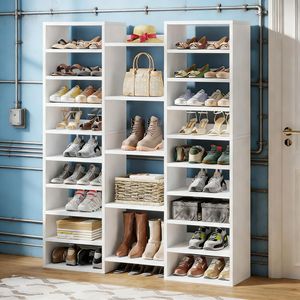 Scarpiera in Legno a 23 Ripiani Autoportante, Organizzatore per Scarpe Premium con Scaffali Resistenti - Product Image 1