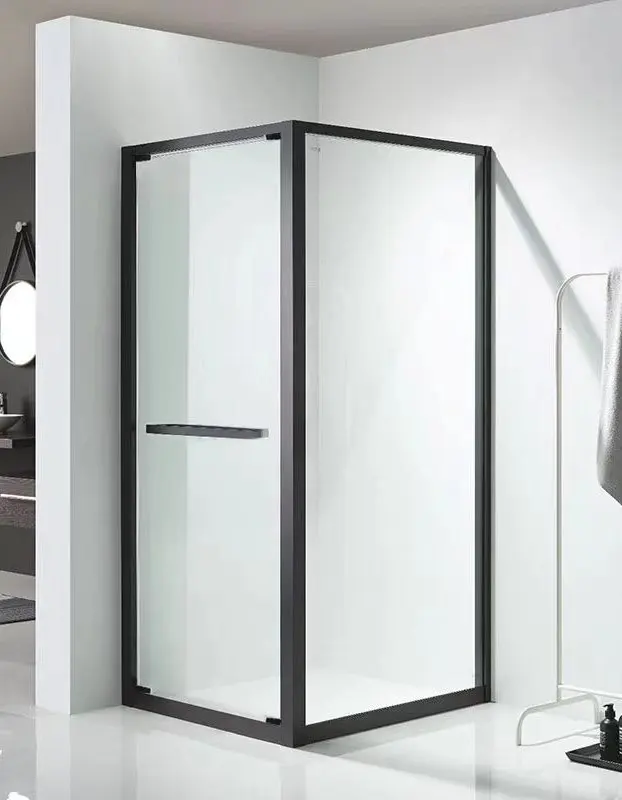Gran oferta, cabina de ducha de, puerta de ducha de pie de vidrio templado de 10mm, diseño moderno para uso en hoteles, fábrica directa de China