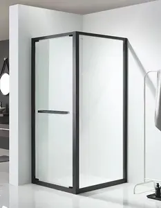 Schlussverkauf X-S178 Duschabtrennung 10 mm gehärtetes Glas Steht-Duschtor modernes Design für Hotelgebrauch Direkt ab Werk in China