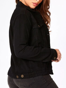 Women's Classic <b>Denim</b> <b>Jacket</b> Custom Casual Cotton Jean <b>Jacket</b> OEM ODM Manufacturing Service Wholesale Production - Product Image 6