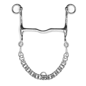 Bocado Pelham Weymouth con Boquilla Port Mouthpiece, Bocado de Acero Inoxidable para Montar a Caballo, Equipo de Equitación y Entrenamiento - Product Image 2
