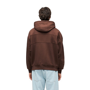 Sweat à capuche pour homme personnalisé avec impression en relief, poche avant, 100% coton molletonné, séchage rapide et respirant - Product Image 3
