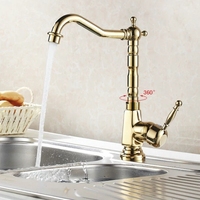 Robinet de lavabo et mitigeur d'évier de cuisine en laiton, finition Bronze antique, Or, Noir, à poser sur comptoir, eau chaude et froide, vente en gros d'usine, OEM