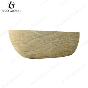 Hermosa Bañera Clásica de Piedra Natural de 180 cm, Serie de Bañeras Clásicas Elegantes - Product Image 3