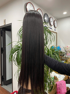 Nouvel article Perruque lisse comme un os Cheveux humains vierges Dentelle HD frontale Perruques en dentelle complète Cheveux humains Sans nœuds Sans perte - Product Image 4
