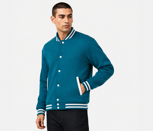 Varsity <b>jacket</b> designed with sporty character and breathable warmth offering versatile comfort for everyday casual fashion looks - Product Image 1