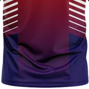 Men Navy Red Sublimation Cricket Jersey Short Sleeve Polo Sports Shirt Training Match Wear <b>Athletic</b> Team Uniform Apparel - Product Image 6