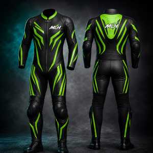 Motorbike Leather Racing Suits Heavy Grain Leather Suits Made In Pakistan Cowhide Premium Racing Suits Kangaroo Premium quality - Product Image 6