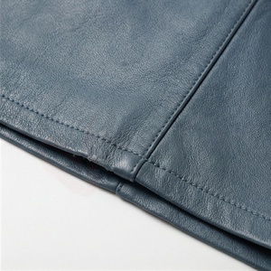 Women High Waist <b>Faux</b> <b>Leather</b> Pencil <b>Skirt</b> Knee Length Moto Style Solid Grey - Product Image 6