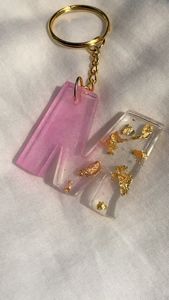 Gold Foil With Resin keychain Gift <b>Key</b> <b>Ring</b> At Wholesale Price Handcrafted Couples Acrylic Resin Keychain Gift Hot Sale - Product Image 4