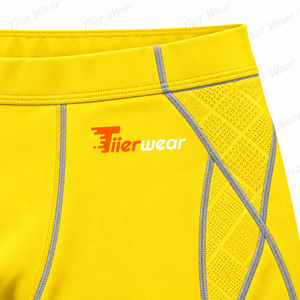 Leggings de compression athlétiques pour hommes en polyester et élasthanne 230 GSM pour l'entraînement, la course et la gym – Marque privée OEM - Product Image 5